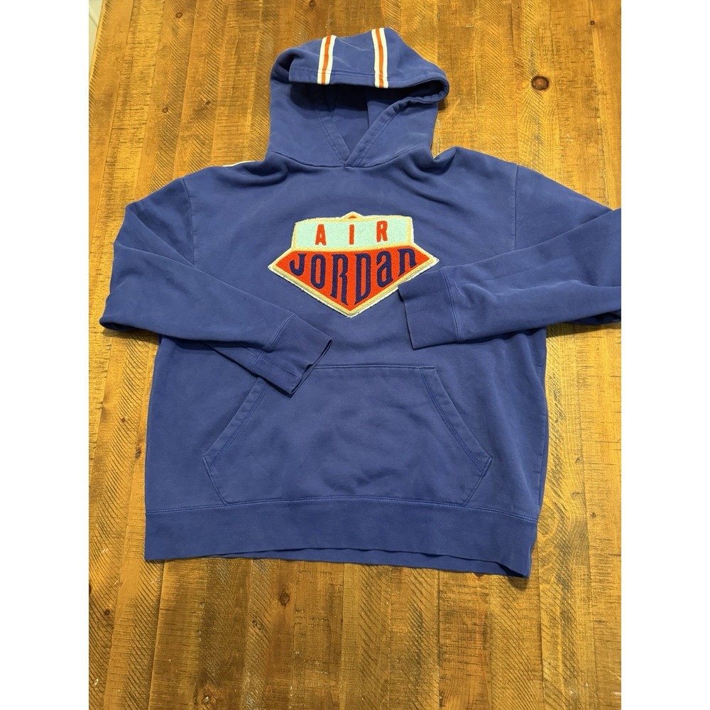 Air Jordan Pullover Hoodie Men's Size XL Royal Blue Nice Logo